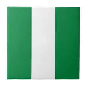 Nigeria flag tile