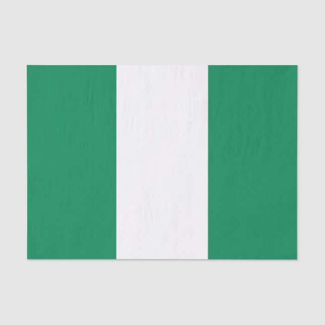 Nigeria Flag Tissue Paper (Front)