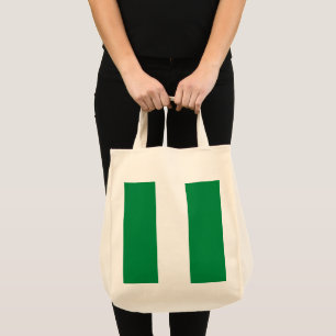 Nigeria flag tote bag