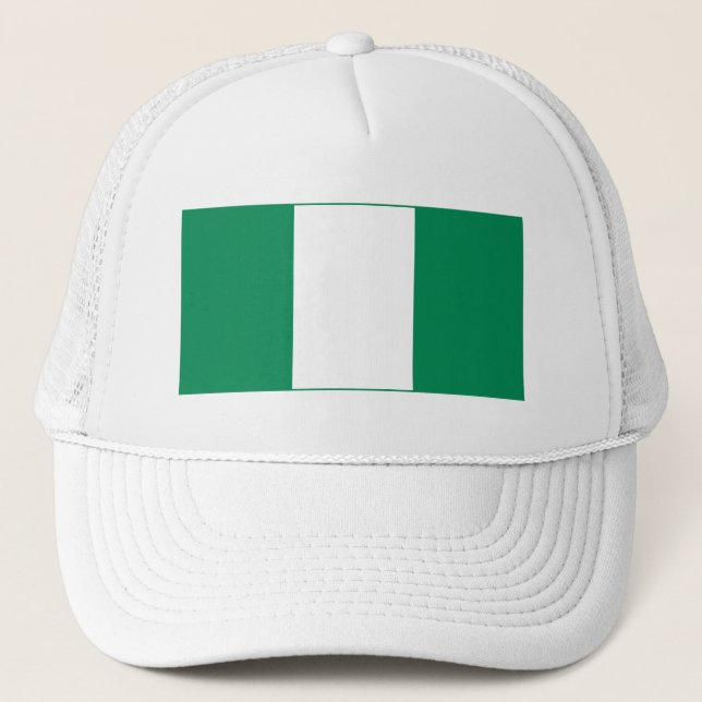 Nigeria Flag Trucker Hat (Front)