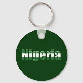 Nigeria Logo in the colours of the Nigerian flag Keychain