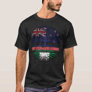 Nigeria Nigerian New Zealander New Zealand Tree T-Shirt