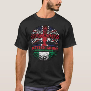 Nigeria Nigerian Uk United Kingdom British Tree T-Shirt