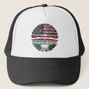Nigeria Nigerian US American USA United States Trucker Hat