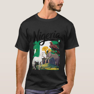 Nigeria Roots Naija Heritage Idea for Women & Nige T-Shirt