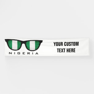 Nigeria Shades texte et bannière couleur personnal