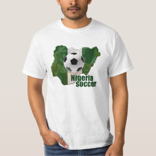 Nigeria soccer culture Map of Nigeria gifts T-Shirt