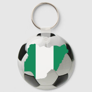 Nigeria soccer keychain
