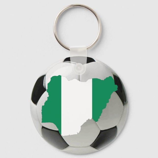 Nigeria soccer keychain (Front)