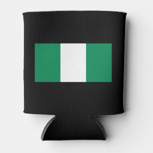 Nigeria with Nigerian Flag (West Africa) Can Cooler