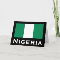 Nigeria with Nigerian Flag (West Africa)