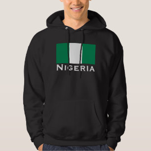 Nigeria with Nigerian Flag (West Africa) Hoodie
