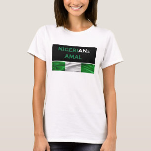 Nigerian-Amal Women Green 2 T-Shirt