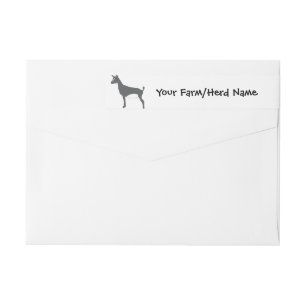 Nigerian Dwarf Goat Your Farm Name Wrap Around Label