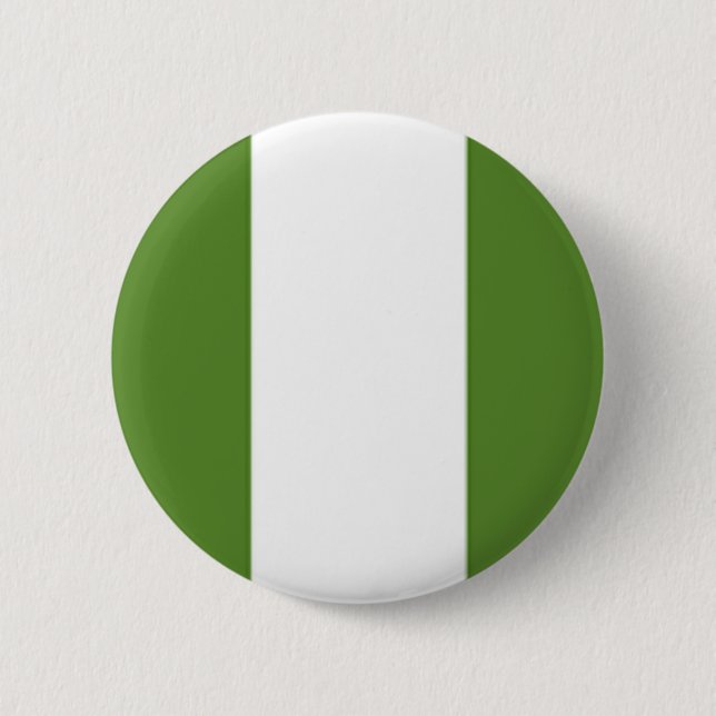 Nigerian Flag 2 Inch Round Button (Front)