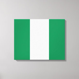 Nigerian Flag Canvas Print