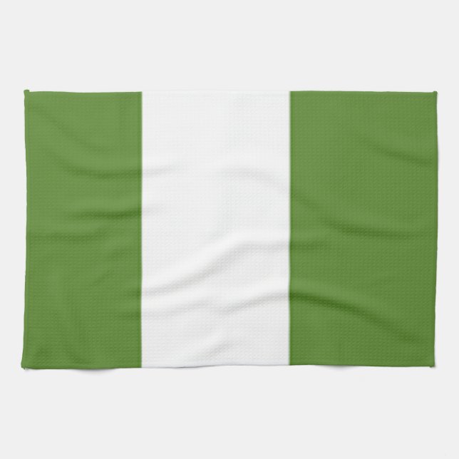 Nigerian Flag Kitchen Towel (Horizontal)
