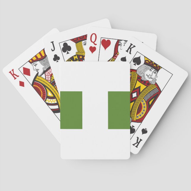 Nigerian Flag Playing Cards (Back)