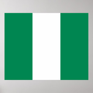 Nigerian Flag Poster