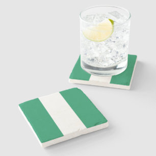 Nigerian Flag Stone Coaster