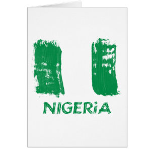 Nigerian grunge flag design