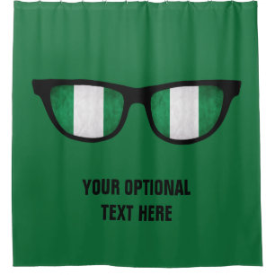 Nigerian Shades custom shower curtain
