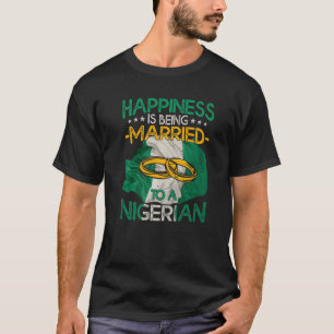 Nigerian Wedding Nigeria Marriage Root Flag Marrie T-Shirt