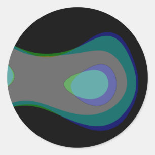 Night 1059 classic round sticker