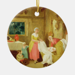 Night, 1799 (oil on canvas) (see 127218-220) ceramic ornament