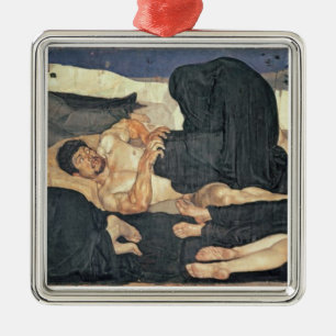 Night, 1890 (oil on canvas) metal ornament