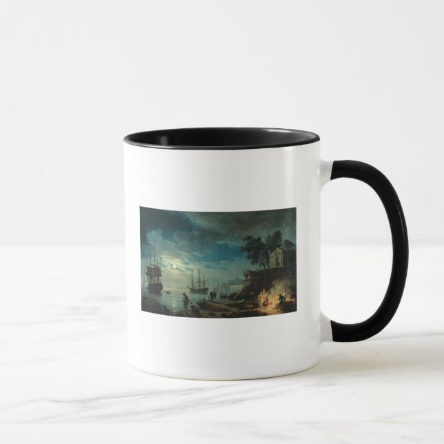 Night: A Port in the Moonlight, 1748 Mug (Right)