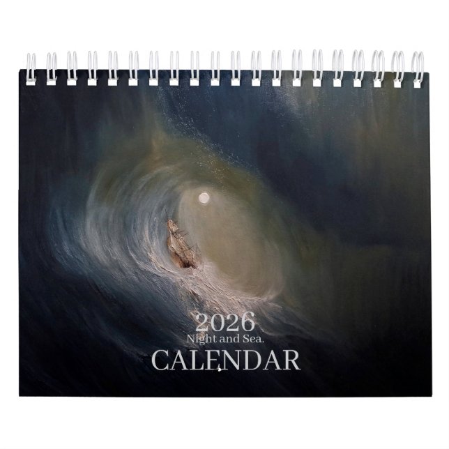 Night and Sea. 2026 Calendar (Cover)