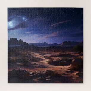 Night at Desert Jigsaw Puzzle