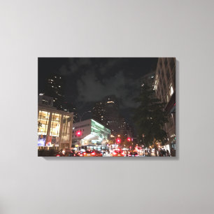 Night at Lincoln Centre NYC New York Photography Canvas Print