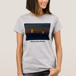 Night At Mackinac Bridge T-Shirt