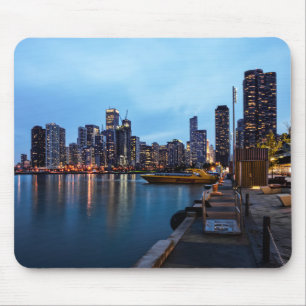 Night At Navy Pier Mouse Pad