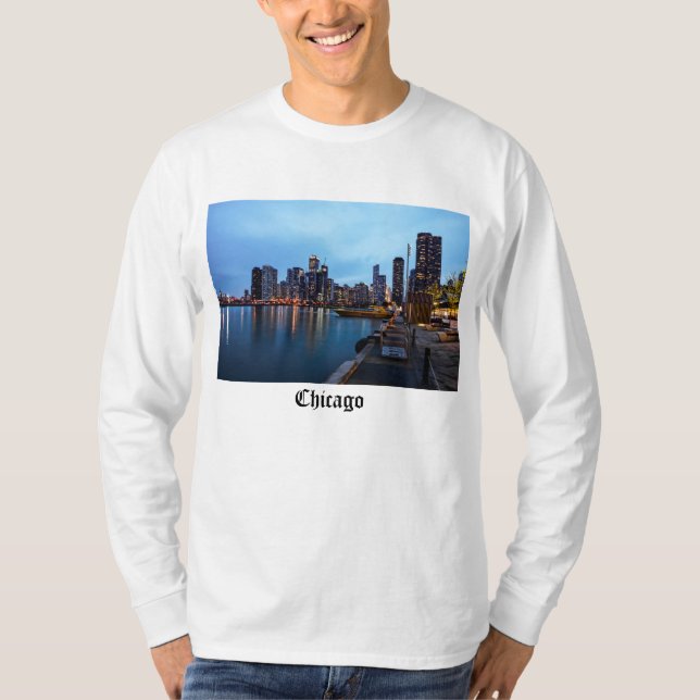 Night At Navy Pier T-Shirt (Front)