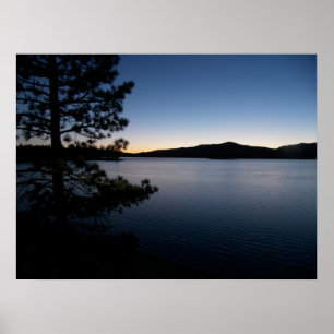 Night at the lake poster