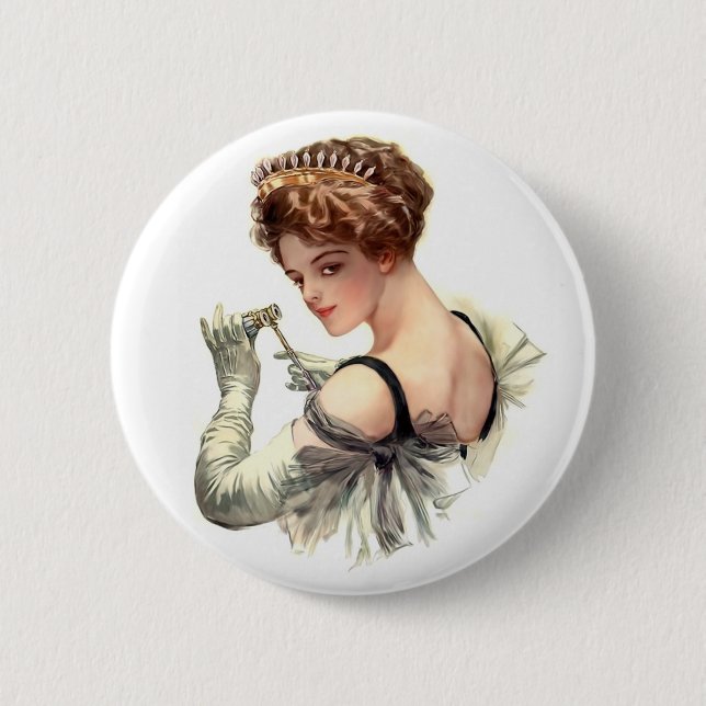 Night at the Opera 2 Inch Round Button (Front)