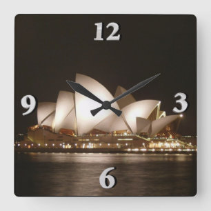 Night at the Opera Square Wall Clock