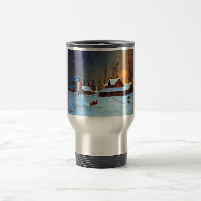 Night Before Christmas2 Travel Mug (Center)