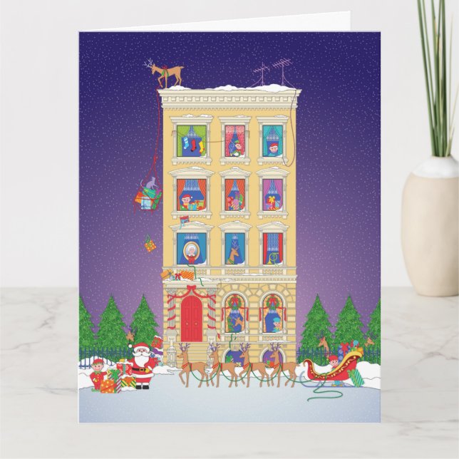 Night Before Christmas Greeting Card (Front)