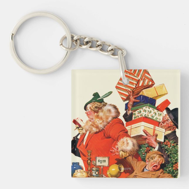 Night before Christmas Keychain (Front)