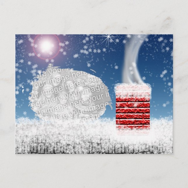 Night Before Christmas Template Postcard (Front)