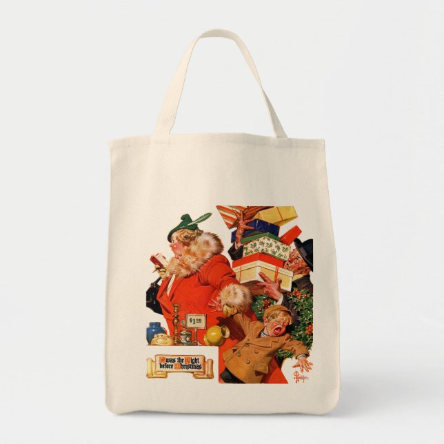 Night before Christmas Tote Bag (Front)
