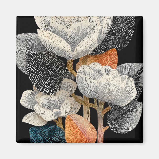 Night Bloom on the Red Planet #4 Magnet (Front)