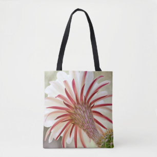 Night blooming cactus flower tote bag