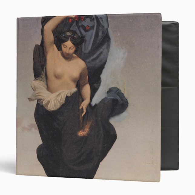 Night, c.1850-55 binder (Front/Inside)