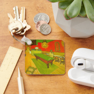 Night Cafe by Vincent van Gogh Keychain