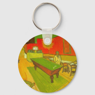 Night Cafe by Vincent van Gogh Keychain
